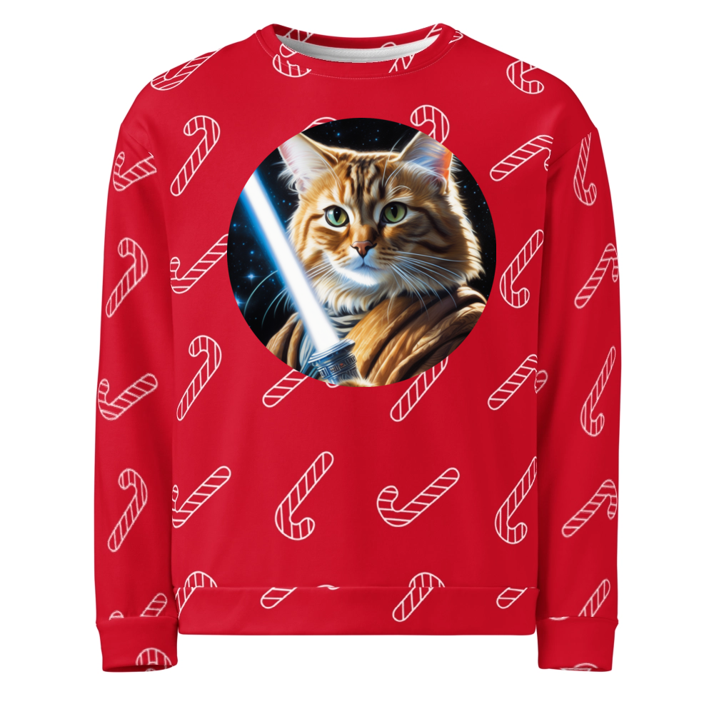 PugMug Custom Tabby Exotic Cat Ugly Christmas Sweatshirt