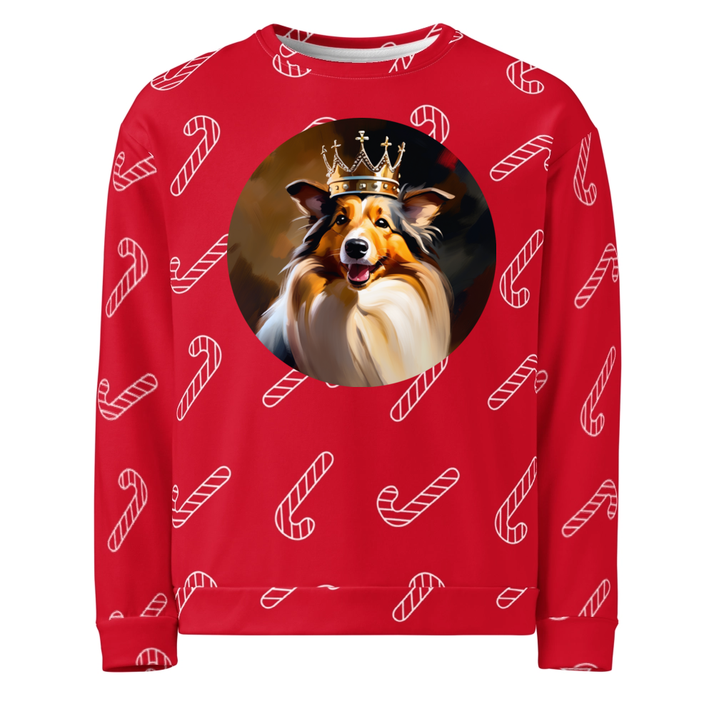 PugMug Custom Shetland Sheepdog Ugly Christmas Sweatshirt