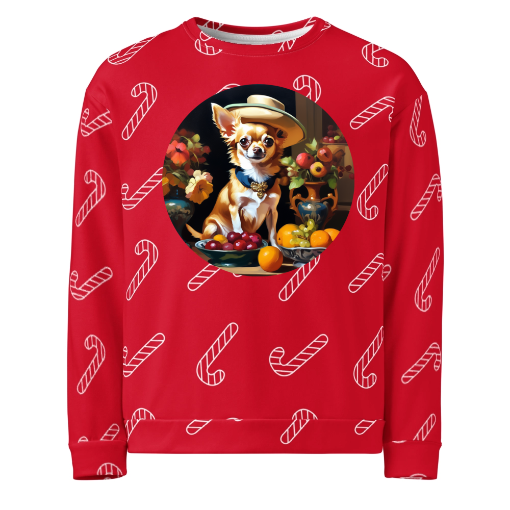 PugMug Custom Chihuahua Ugly Christmas Sweatshirt