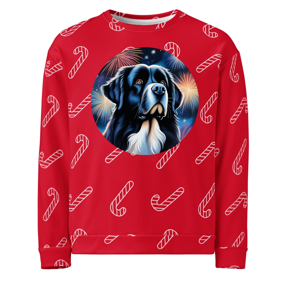 PugMug Custom Newfoundland Ugly Christmas Sweatshirt