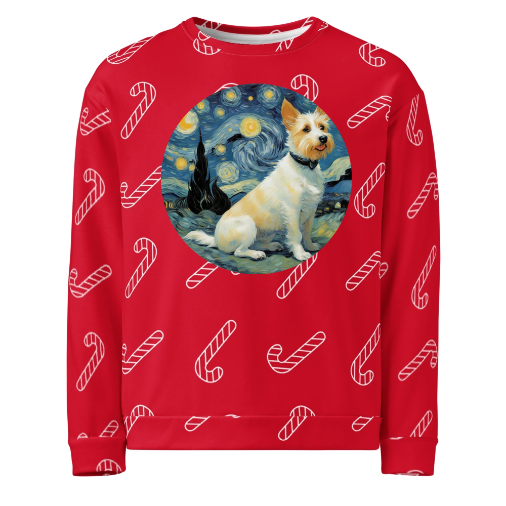 PugMug Custom Luna Ugly Christmas Sweatshirt