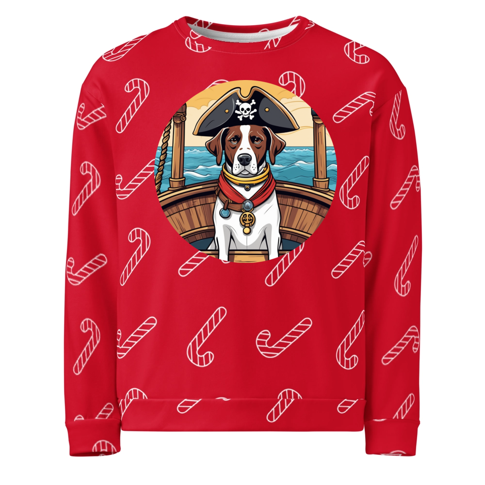 PugMug Custom Pointer Dog Ugly Christmas Sweatshirt
