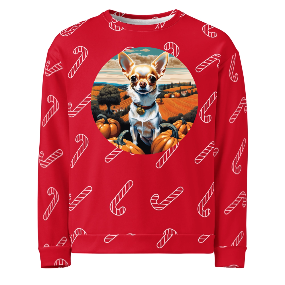 PugMug Custom Chihuahua Ugly Christmas Sweatshirt