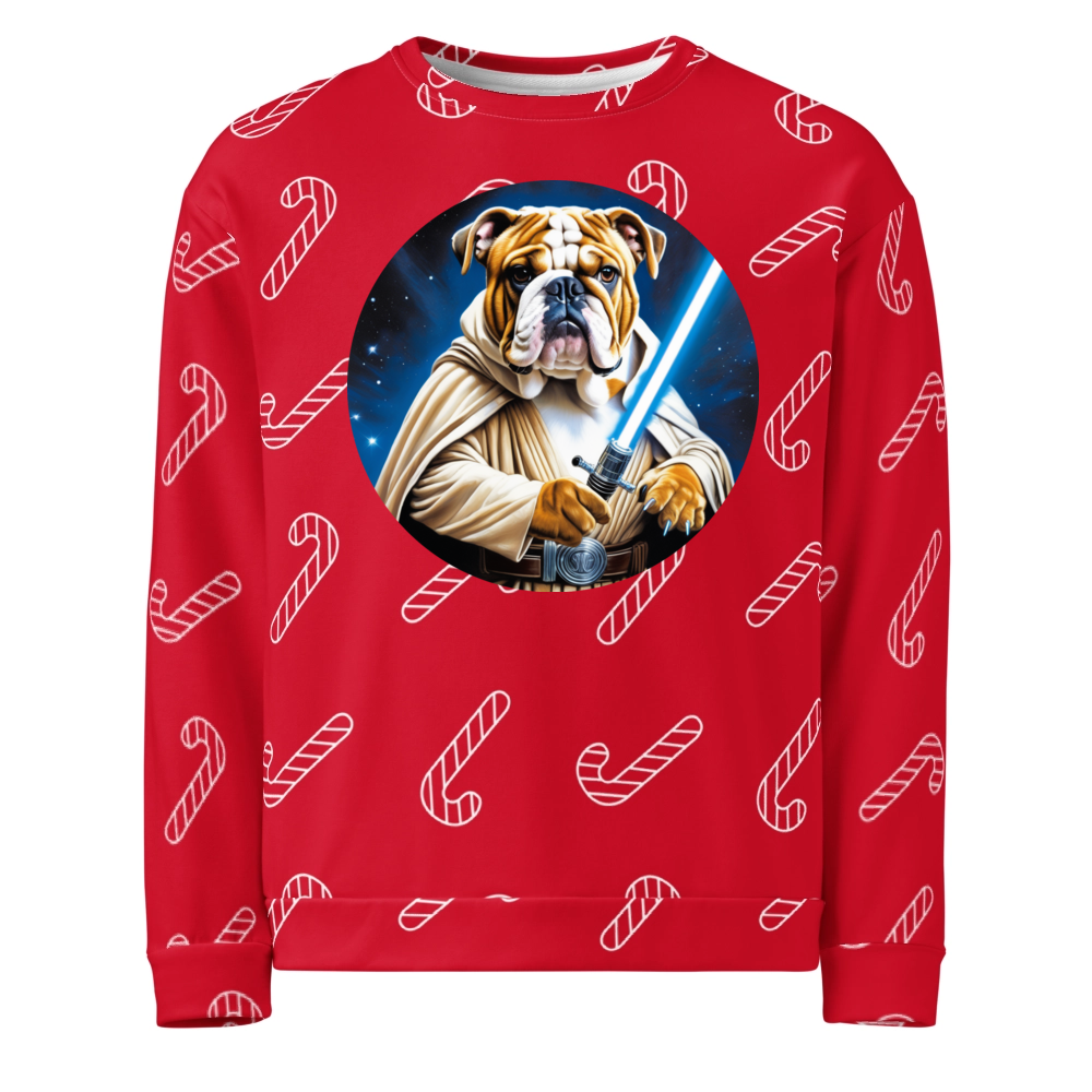 PugMug Custom Bulldog Ugly Christmas Sweatshirt