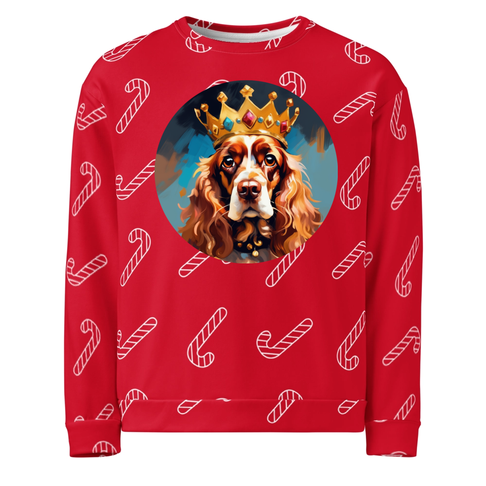 PugMug Custom Cocker Spaniel Ugly Christmas Sweatshirt