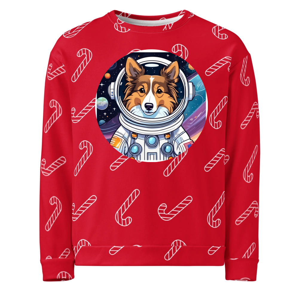 PugMug Custom Shetland Sheepdog Ugly Christmas Sweatshirt