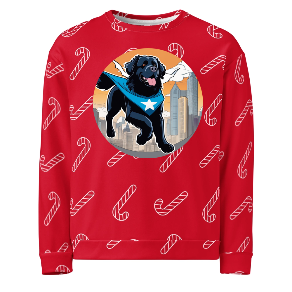 PugMug Custom Newfoundland Ugly Christmas Sweatshirt