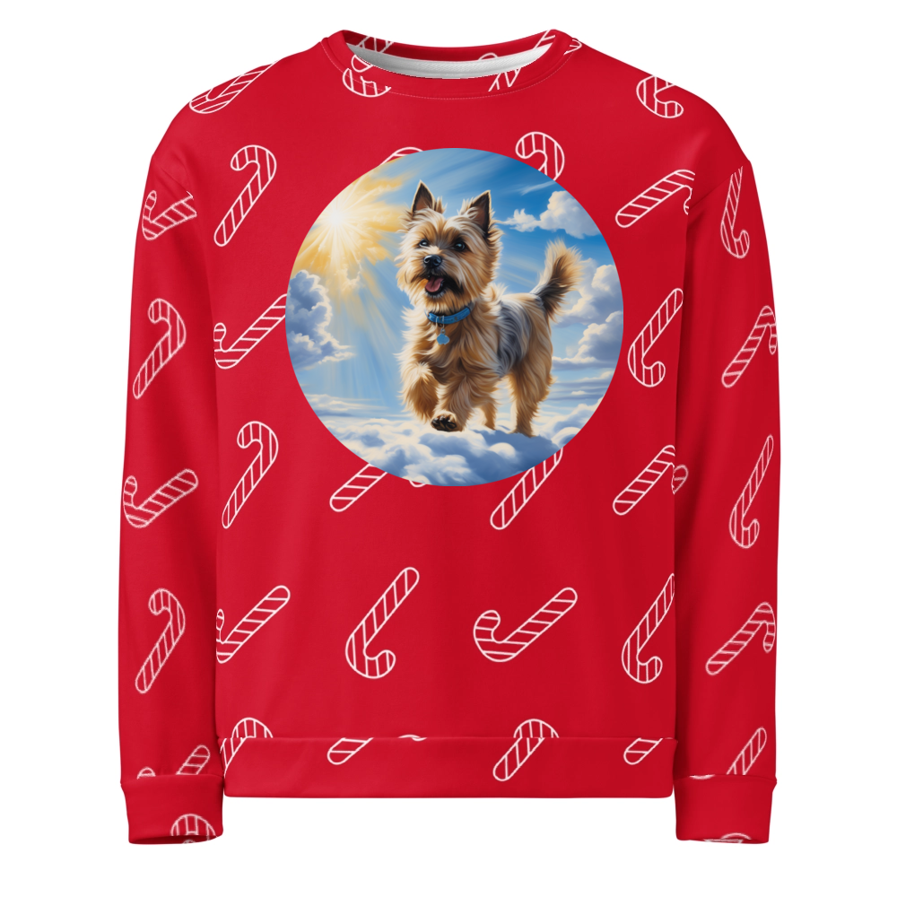 PugMug Custom Cairn Terrier Ugly Christmas Sweatshirt