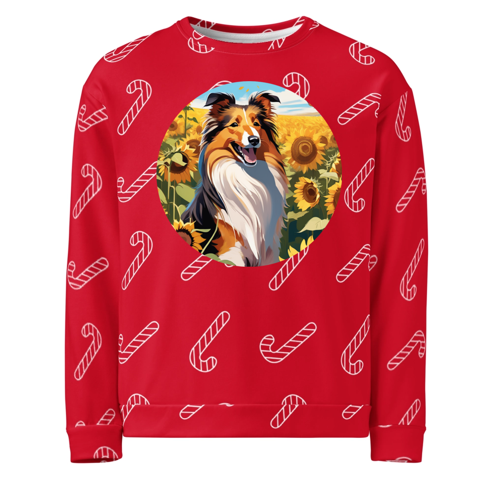 PugMug Custom Shetland Sheepdog Ugly Christmas Sweatshirt