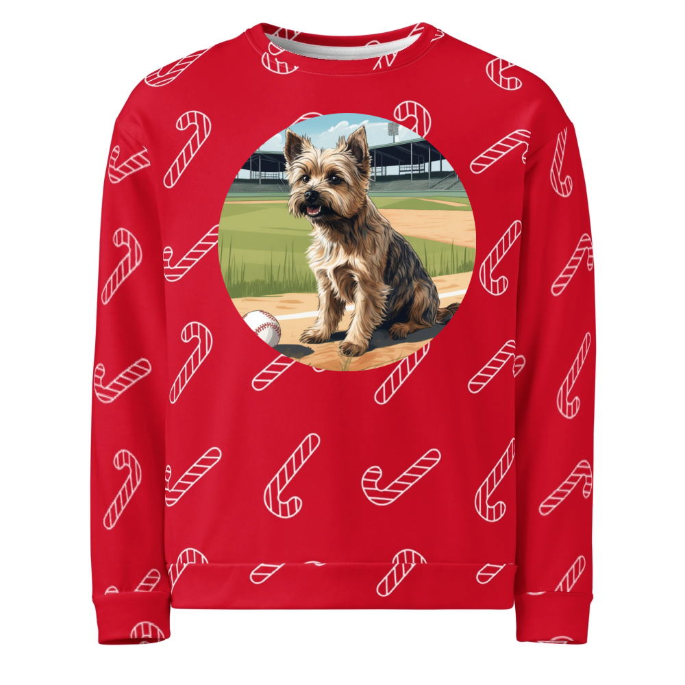 PugMug Custom Cairn Terrier Ugly Christmas Sweatshirt