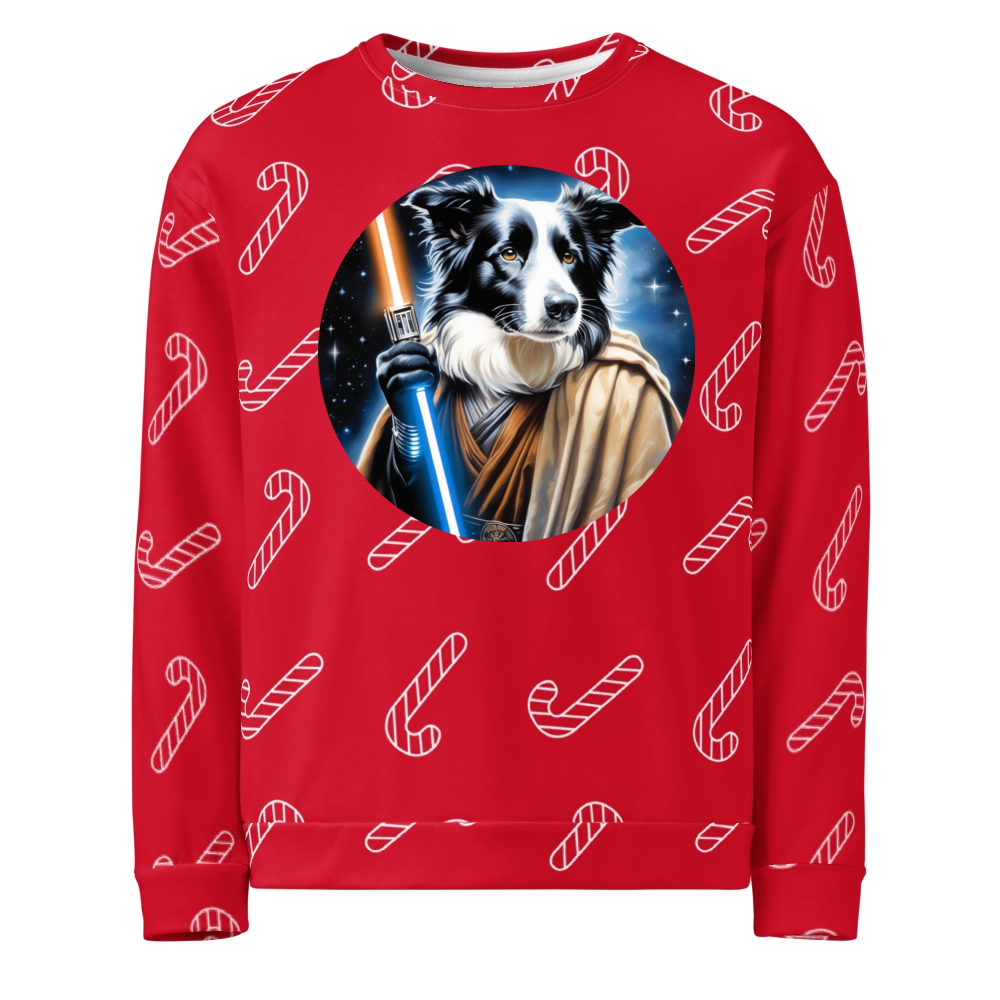 PugMug Custom Border Collie Ugly Christmas Sweatshirt
