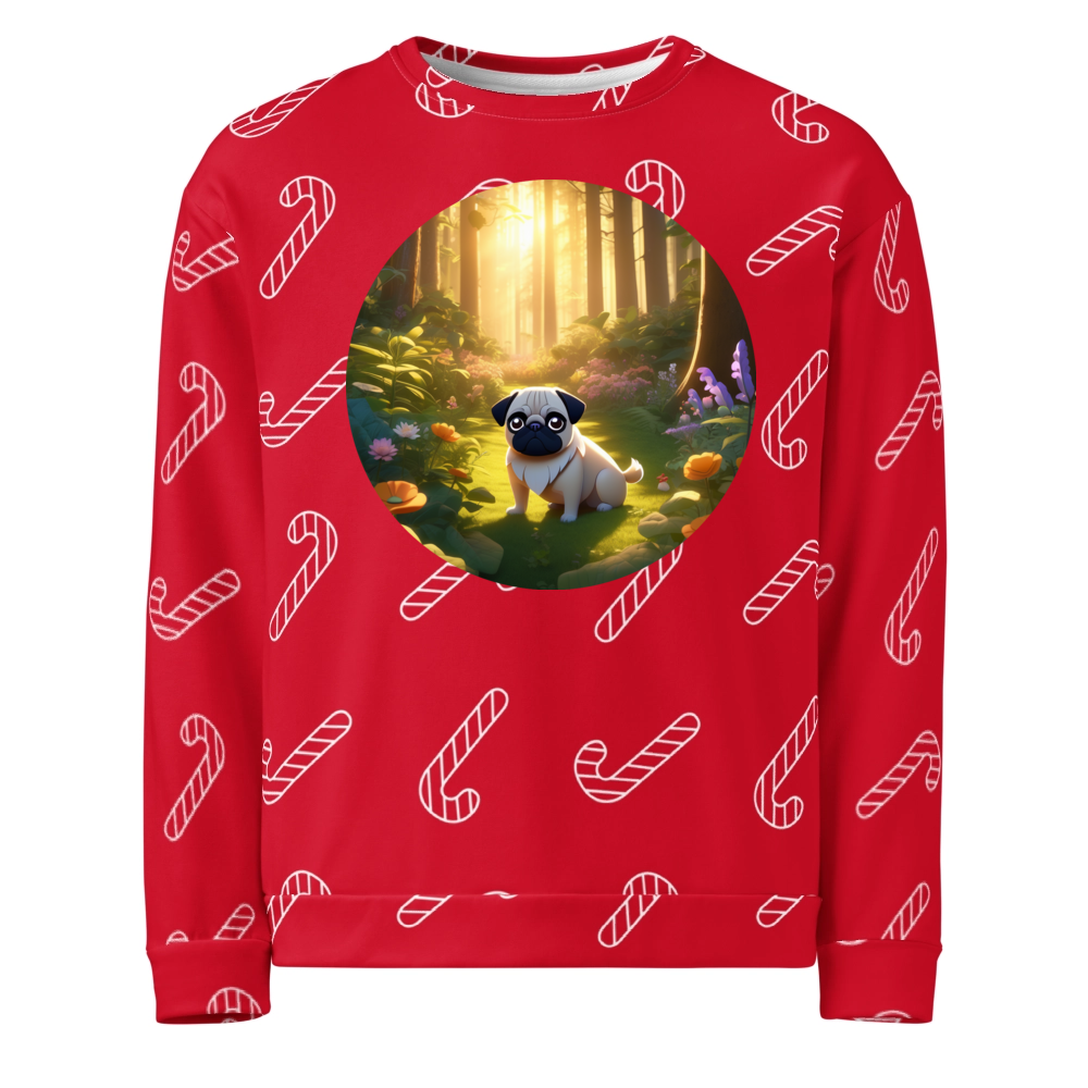 PugMug Custom Pug Ugly Christmas Sweatshirt