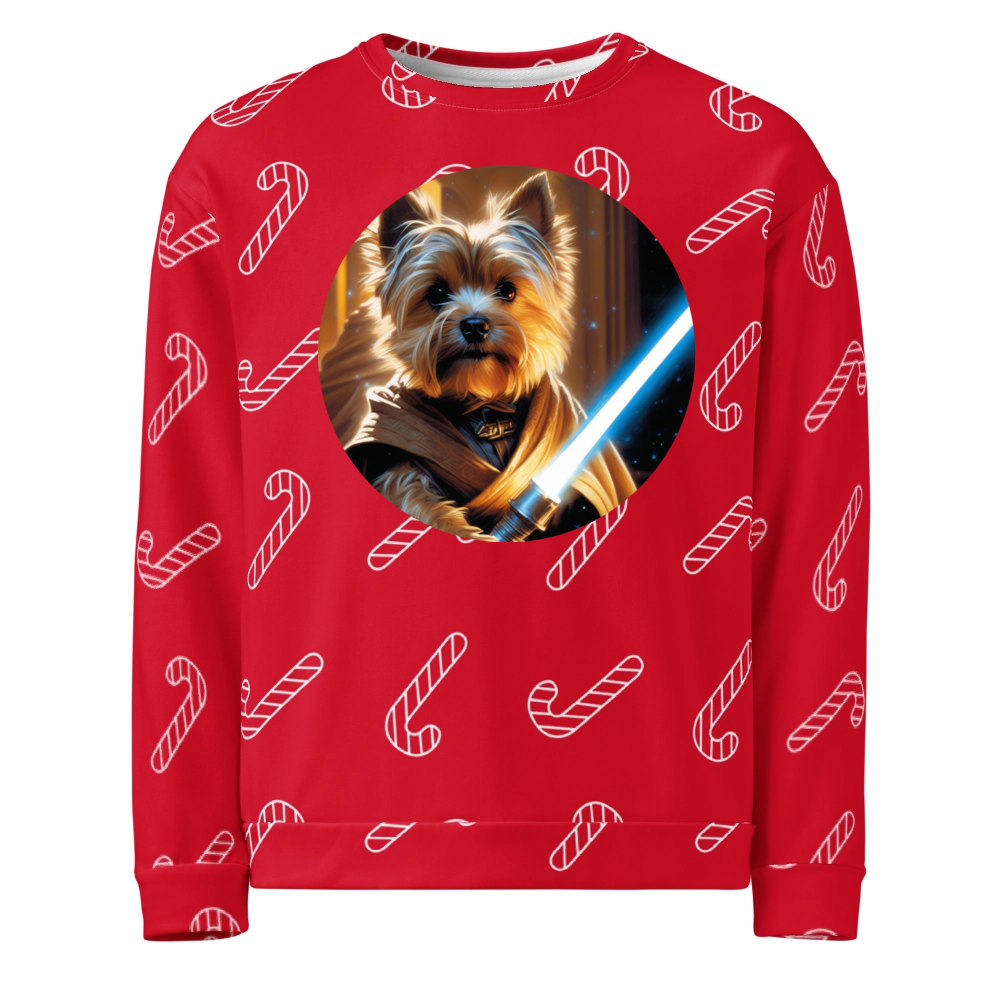 PugMug Custom Cairn Terrier Ugly Christmas Sweatshirt