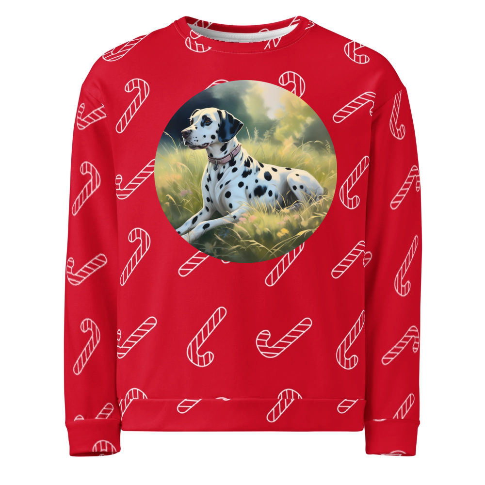 PugMug Custom Dalmatian Ugly Christmas Sweatshirt