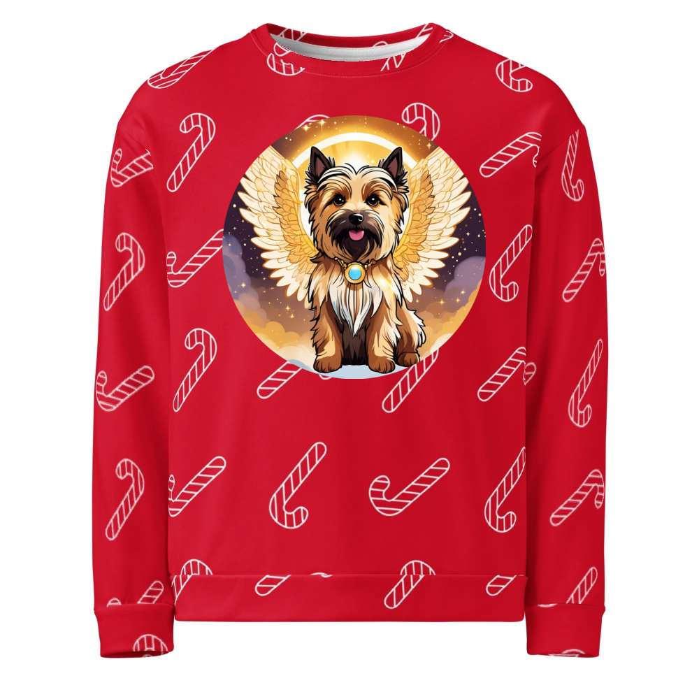 PugMug Custom Cairn Terrier Ugly Christmas Sweatshirt