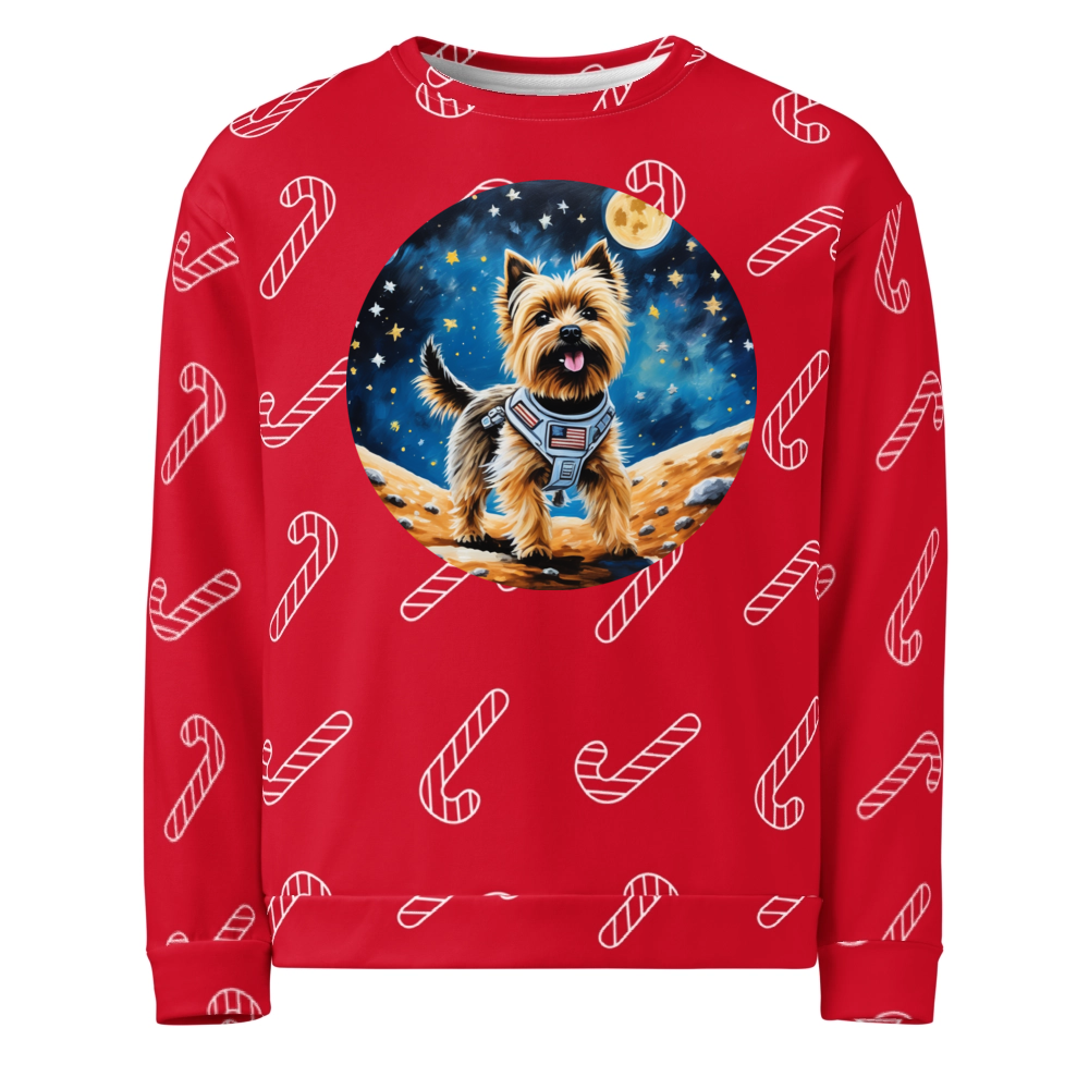 PugMug Custom Cairn Terrier Ugly Christmas Sweatshirt