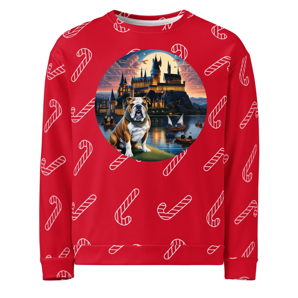 PugMug Custom Bulldog Ugly Christmas Sweatshirt