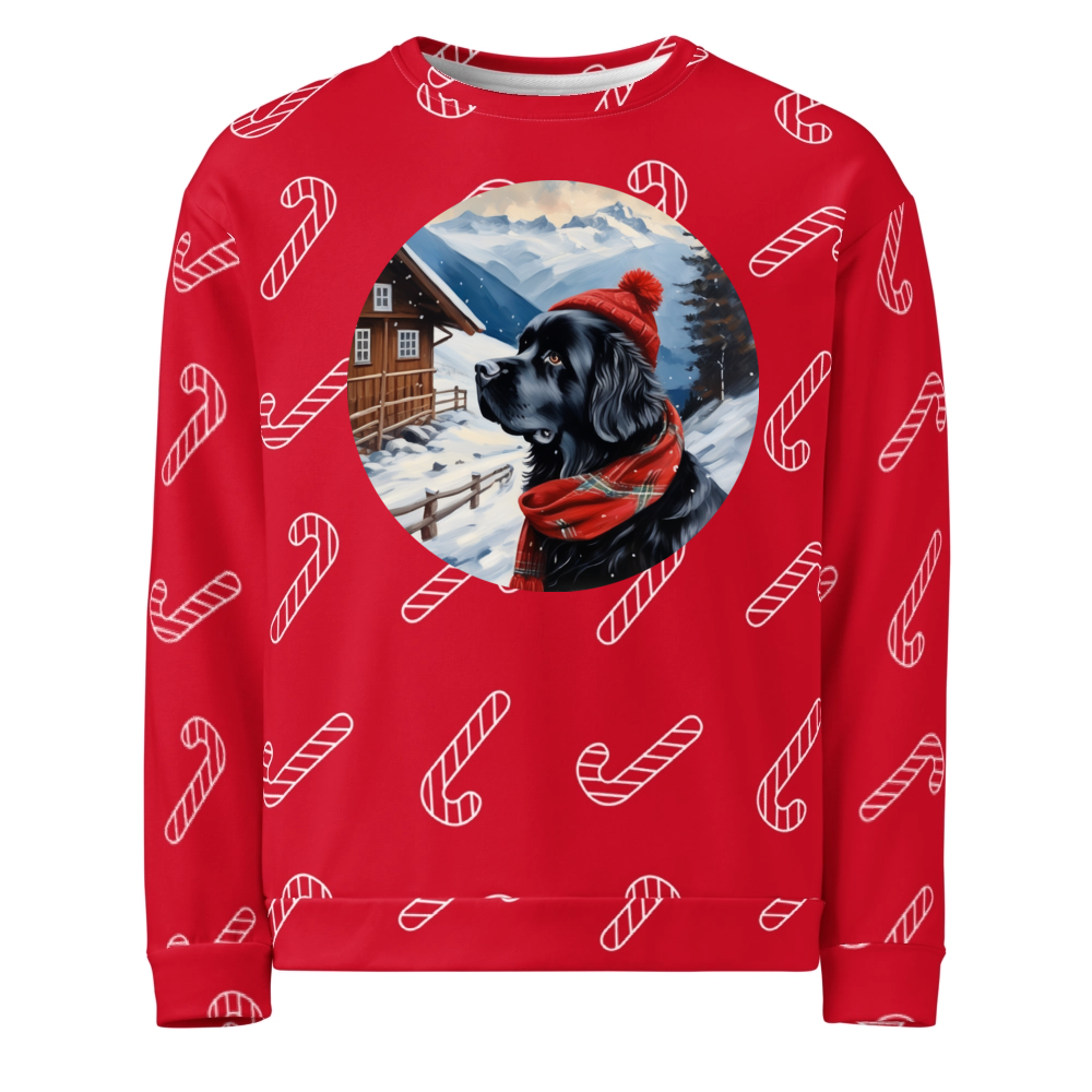 PugMug Custom Newfoundland Ugly Christmas Sweatshirt