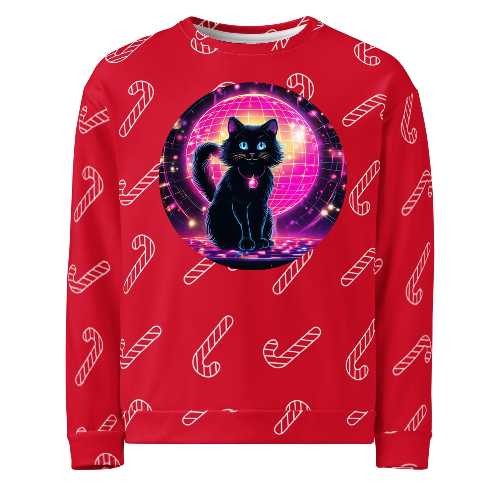 PugMug Custom Black Ragdoll Cat Ugly Christmas Sweatshirt