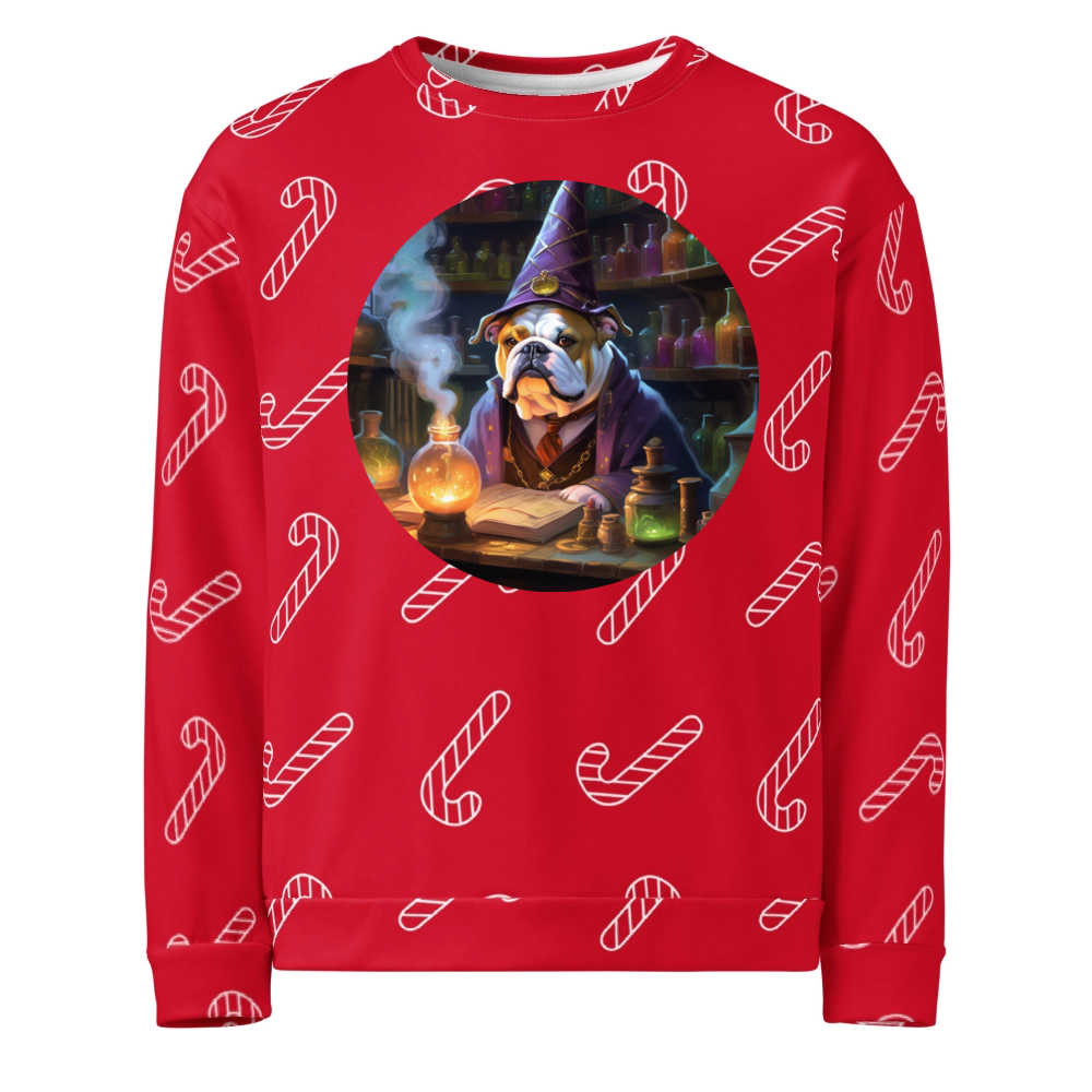 PugMug Custom Bulldog Ugly Christmas Sweatshirt