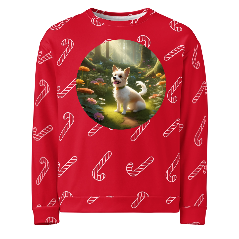 PugMug Custom Luna Ugly Christmas Sweatshirt