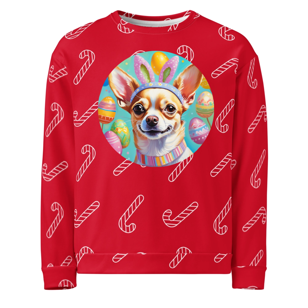 PugMug Custom Chihuahua Ugly Christmas Sweatshirt