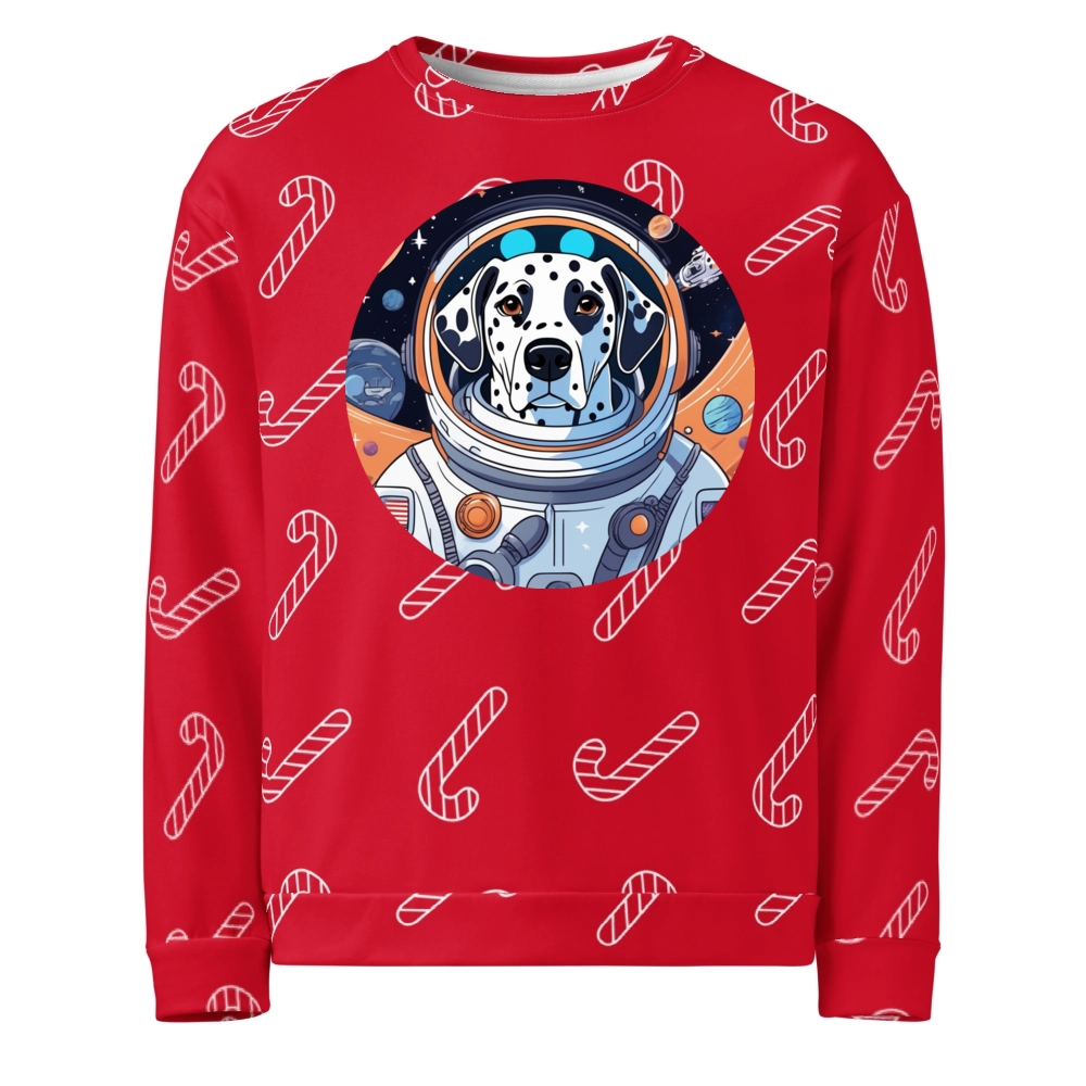 PugMug Custom Dalmatian Ugly Christmas Sweatshirt