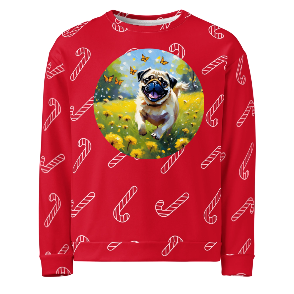 PugMug Custom Pet Ugly Christmas Sweatshirt