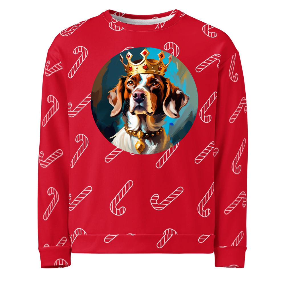 PugMug Custom Pointer Dog Ugly Christmas Sweatshirt