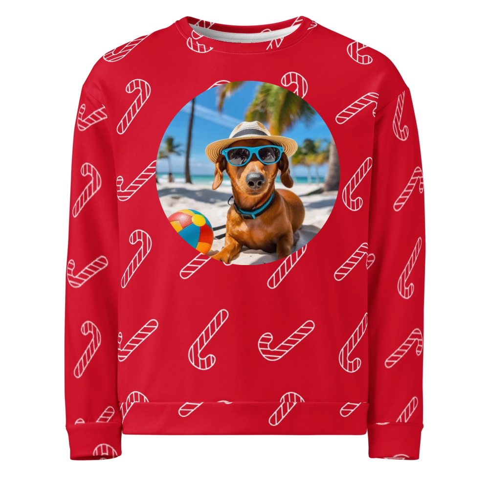PugMug Custom Rex Ugly Christmas Sweatshirt