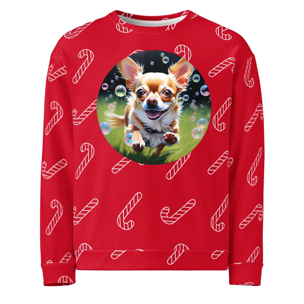 PugMug Custom Chihuahua Ugly Christmas Sweatshirt