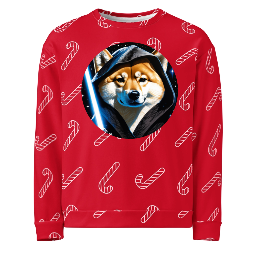 PugMug Custom Shiba Inu Ugly Christmas Sweatshirt