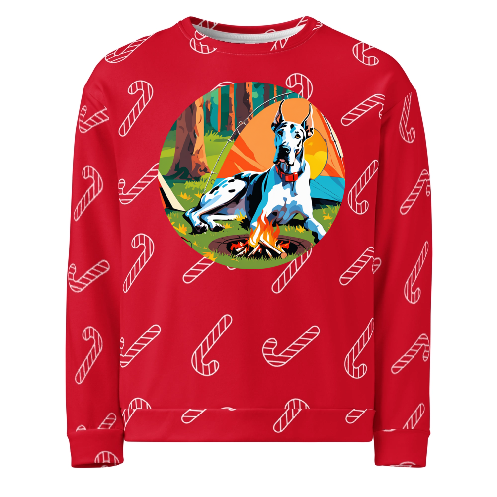 PugMug Custom Great Dane Ugly Christmas Sweatshirt