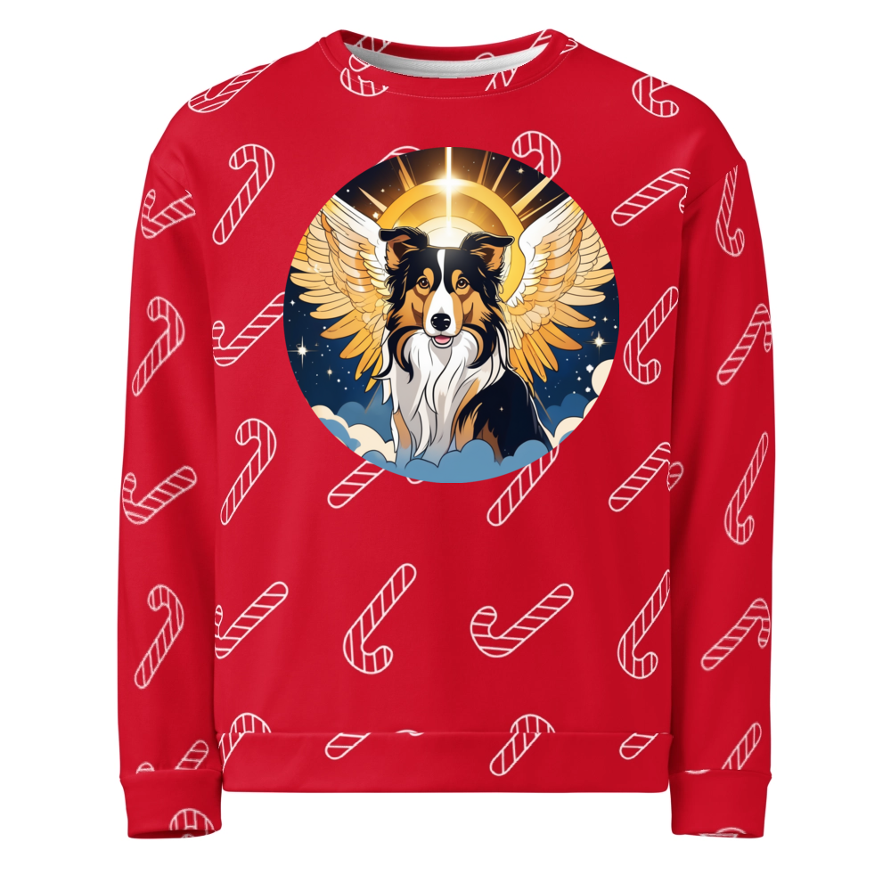 PugMug Custom Collie Ugly Christmas Sweatshirt