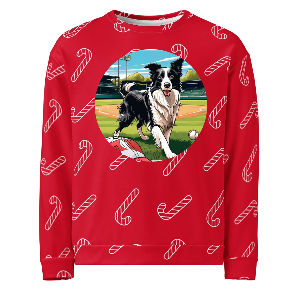 PugMug Custom Border Collie Ugly Christmas Sweatshirt
