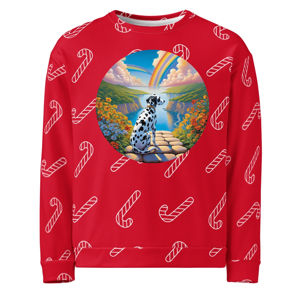 PugMug Custom Dalmatian Ugly Christmas Sweatshirt