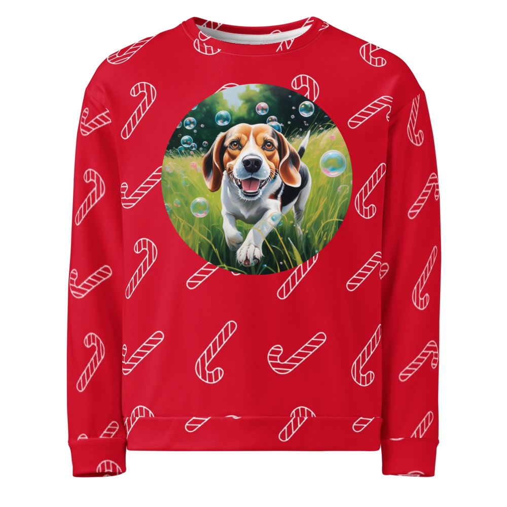 PugMug Custom Beagle Ugly Christmas Sweatshirt