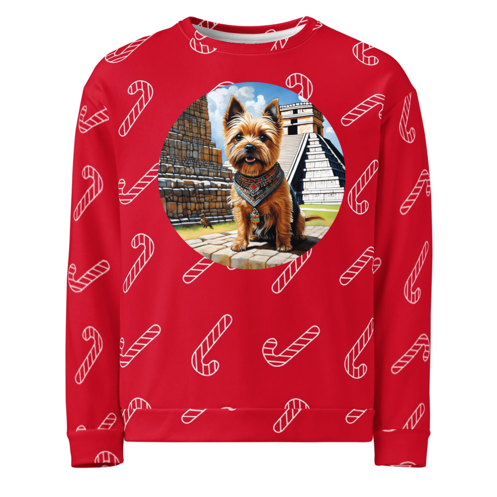 PugMug Custom Cairn Terrier Ugly Christmas Sweatshirt