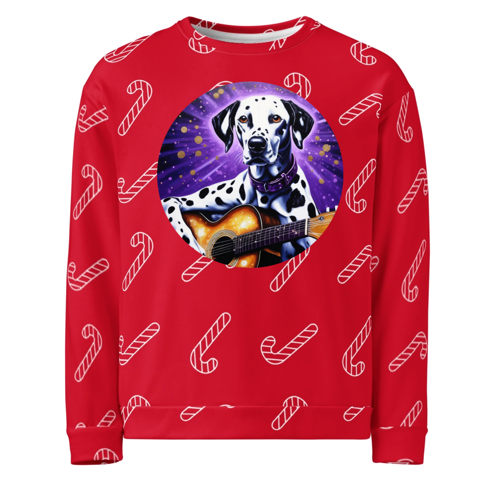 PugMug Custom Dalmatian Ugly Christmas Sweatshirt