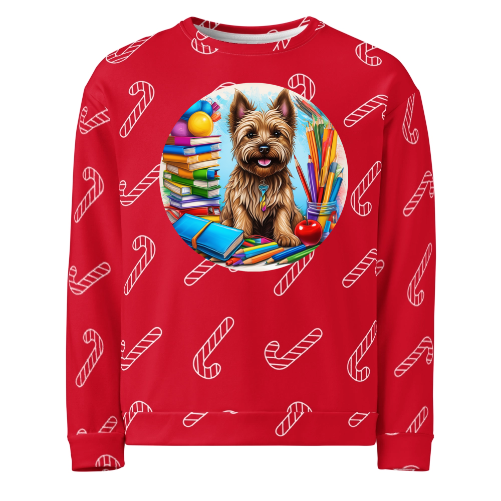 PugMug Custom Cairn Terrier Ugly Christmas Sweatshirt