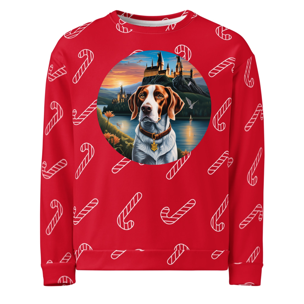 PugMug Custom Pointer Dog Ugly Christmas Sweatshirt