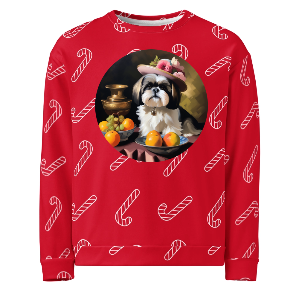 PugMug Custom Shih Tzu Ugly Christmas Sweatshirt