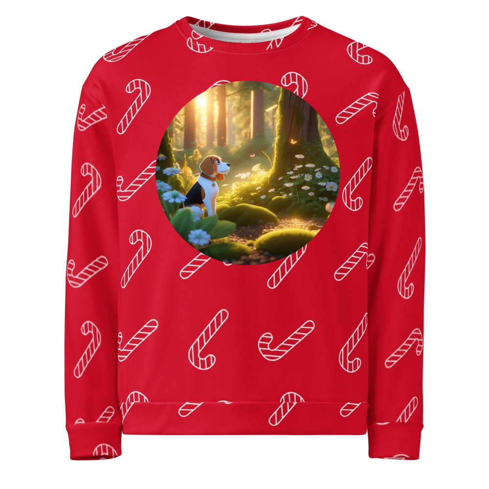 PugMug Custom Beagle Ugly Christmas Sweatshirt