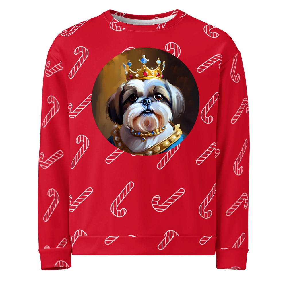 PugMug Custom Shih Tzu Ugly Christmas Sweatshirt
