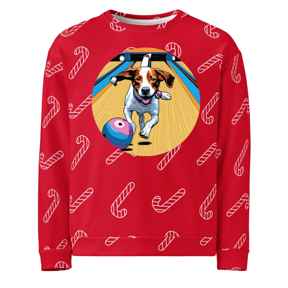 PugMug Custom Brittany Dog Ugly Christmas Sweatshirt