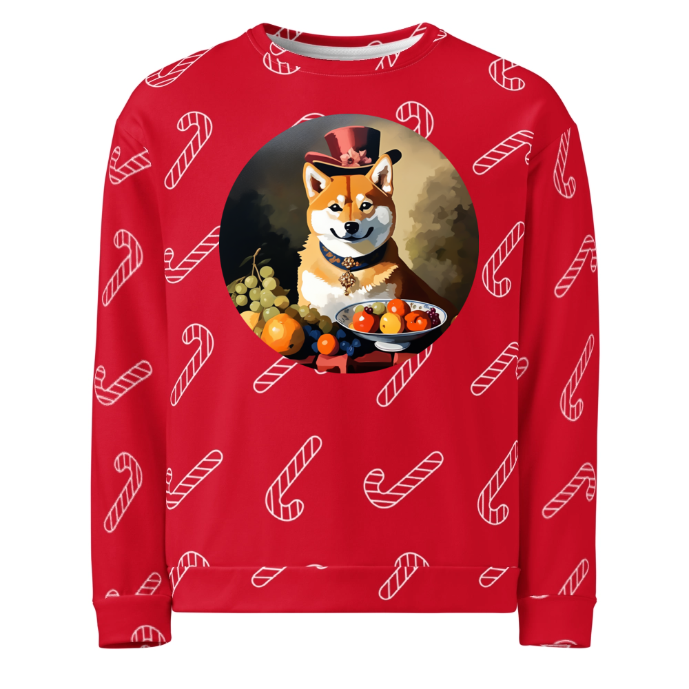 PugMug Custom Shiba Inu Ugly Christmas Sweatshirt