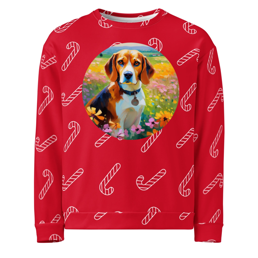 PugMug Custom Beagle Ugly Christmas Sweatshirt