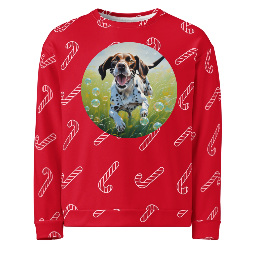 PugMug Custom Pointer Dog Ugly Christmas Sweatshirt