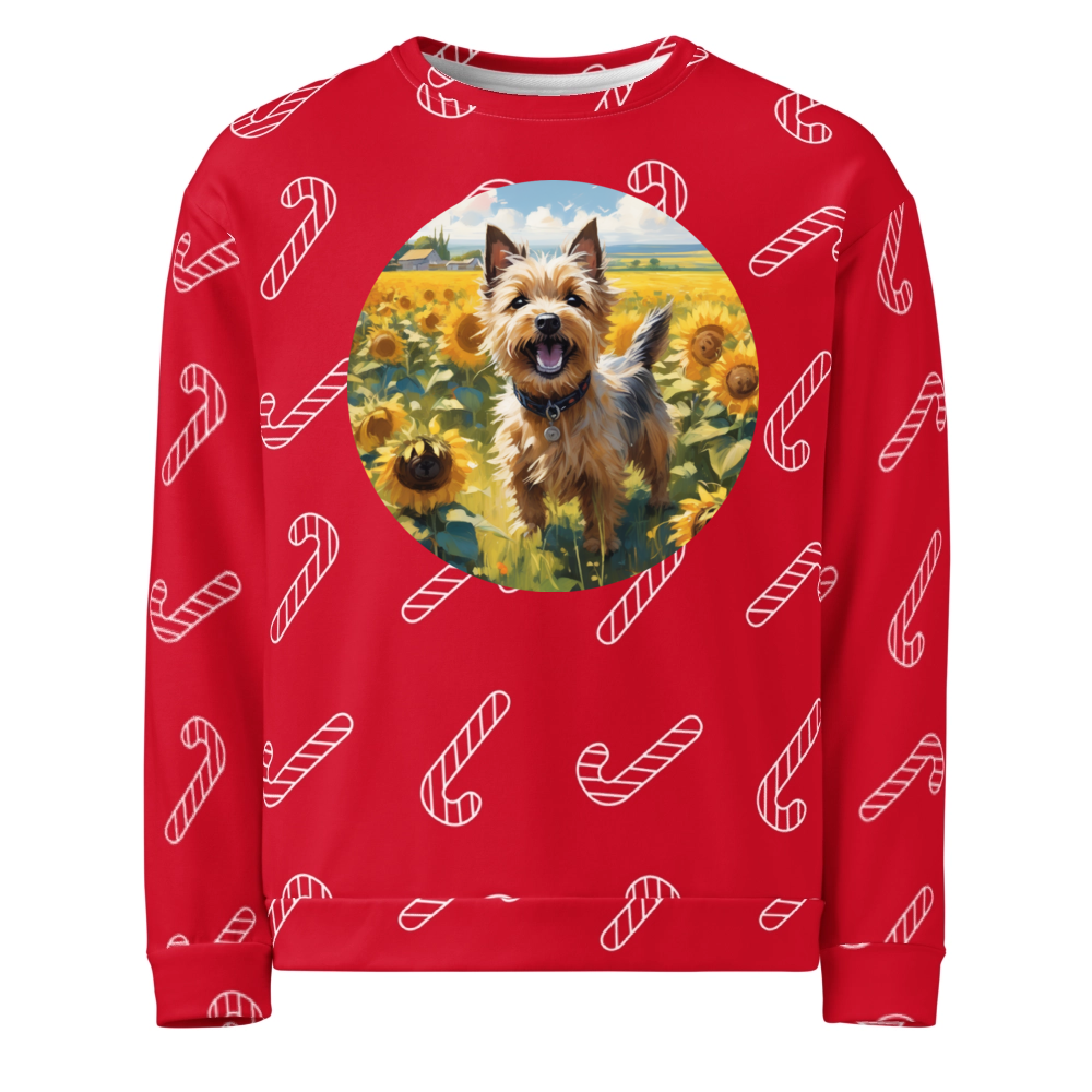 PugMug Custom Cairn Terrier Ugly Christmas Sweatshirt