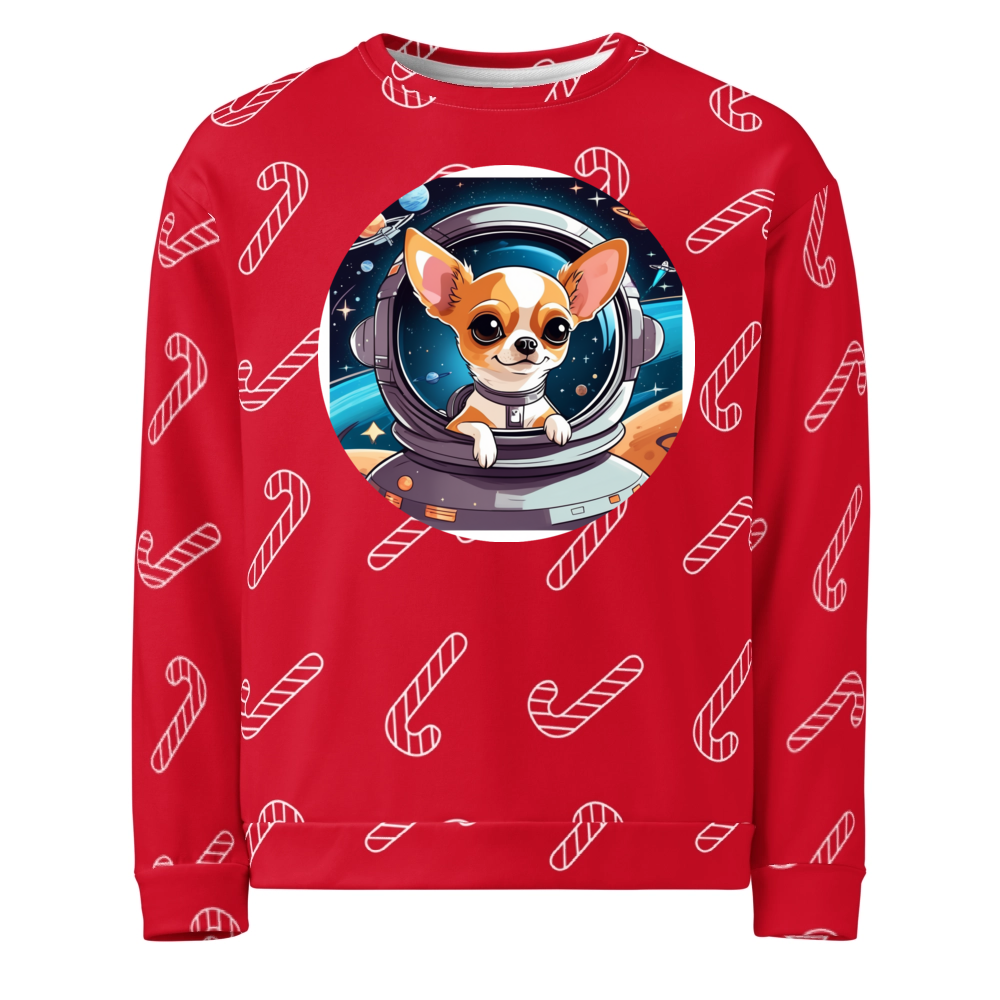 PugMug Custom Chihuahua Ugly Christmas Sweatshirt